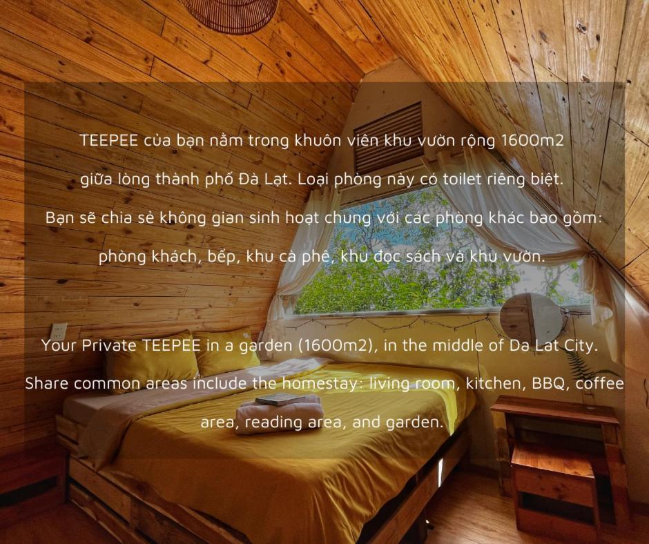 Nap O Teepee Homestay Da Lat Eksteriør billede